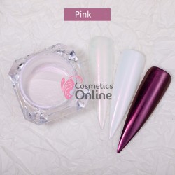 Pigment mirror cameleon effect 2gr pentru Gel UV sau Acril, NADP007HH Pink Effect